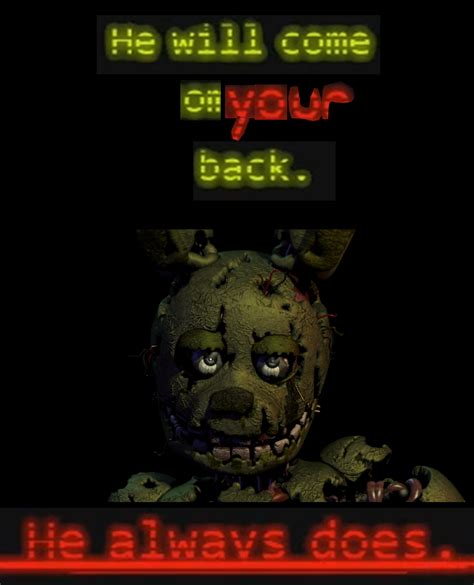He Always Does Springtrap Know Your Meme