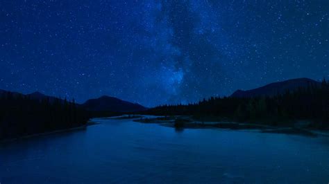 1280x720 Milky Way Over Perfect Mountain Lake 720p Hd 4k Wallpapers