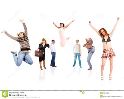 Joy Success Stock Image Image Of Smile Body Crowd 10240853