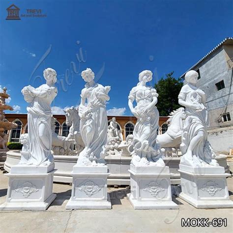 Famous Sculptures Marble Garden Statues Trevi Marble Sculpture