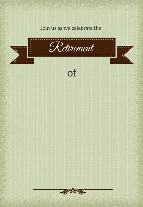 When the time comes that an employee will need to leave an organization due to retirement, then the people that he or she is currently working. The 25+ best Retirement invitation template ideas on ...