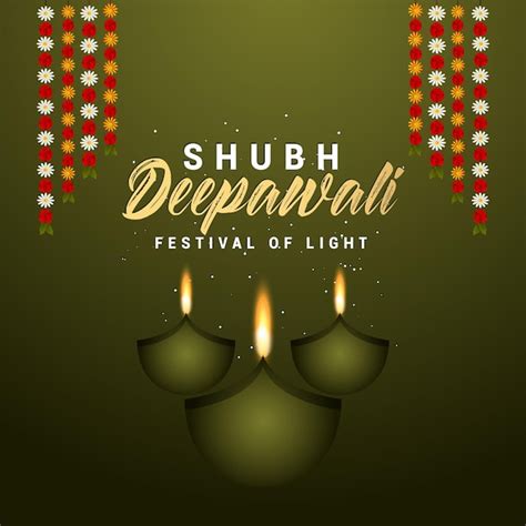 Premium Vector Shubh Diwali Festival Of Light Invitation Greeting