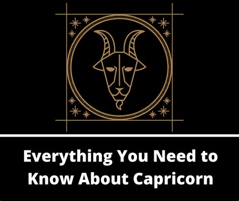 Everything You Need To Know About Capricorn Exemplore
