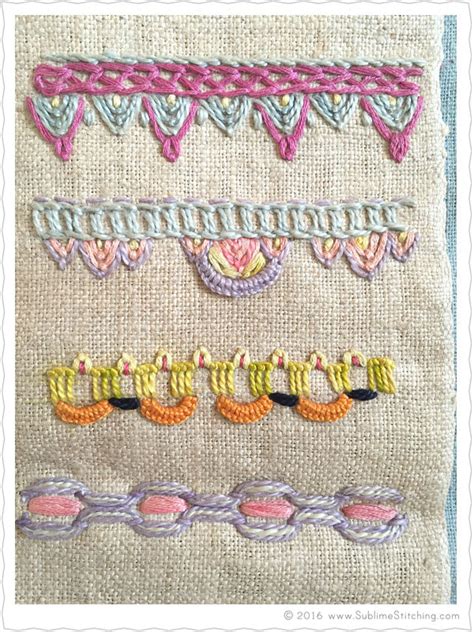 Hand Embroidery Stitches Samplers - Sublime Stitching®