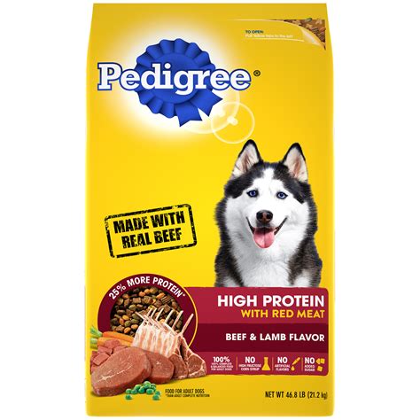 The best puppy food for your furry baby. PEDIGREE High Protein Adult Dry Dog Food Beef and Lamb ...