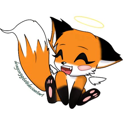 Cute Fox Colored By Dragon5961 On Deviantart