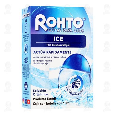 Rohto Ice Para Síntomas Múltiples Solución Oftálmica 13 ml