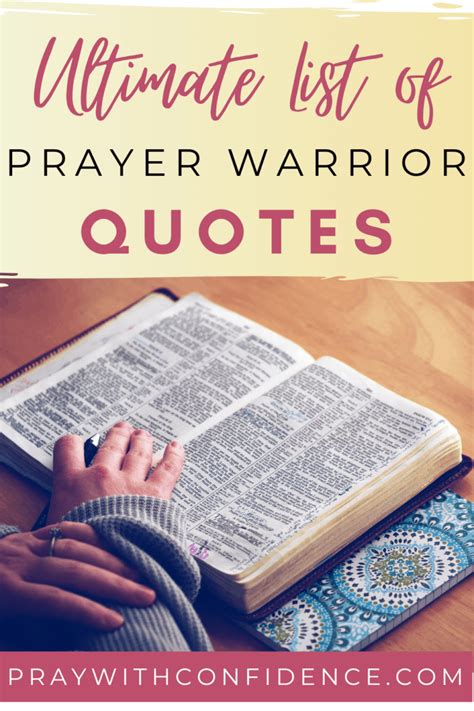 40 Uplifting Prayer Warrior Quotes And Bible Verses Pray With Confidence