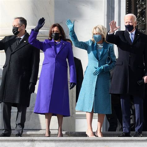 Jill biden's inauguration outfit draws comparisons to jackie kennedy. Jill Biden & Kamala Harris Spotlight Young Designers for ...