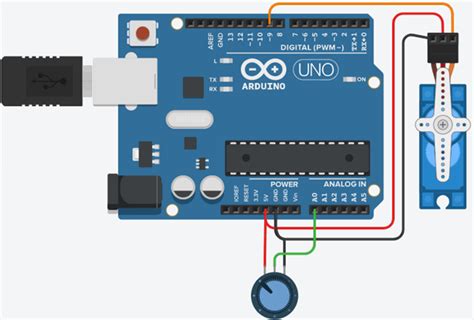 Servo Motor Speed Control Arduino With 2 Circuits