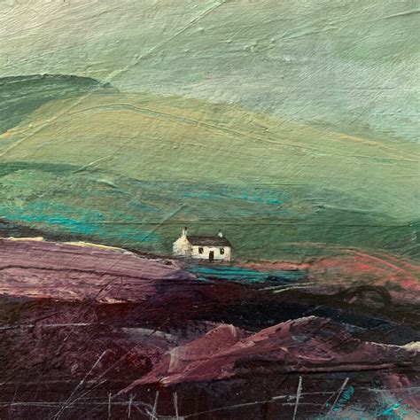 Original Abstract Landscape Painting Scotland Painting Etsy