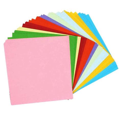 Jual 100 Sheets 10 Colors Double Sided Folding Origami Papers Arts