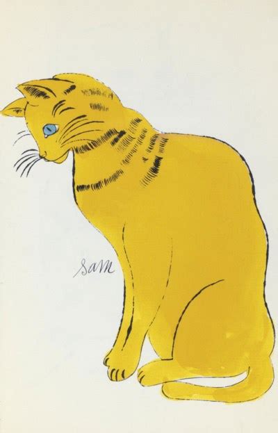 Andy Warhol 1928 1987 25 Cats Name D Sam And One Blue Pussy Andy