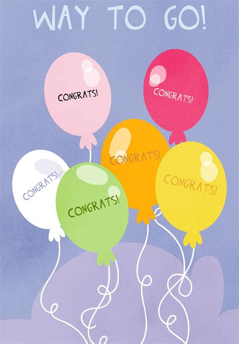 Balloons With The Words Congratulations Written On Them