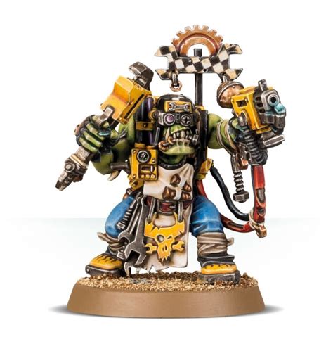 Warhammer 40k Ork Big Mek Brings The Kustom Force Field Back Bell Of