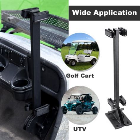 Yescom Golf Cart Gun Rack Stand Up Gun Holder Stand Club Car Ezgo