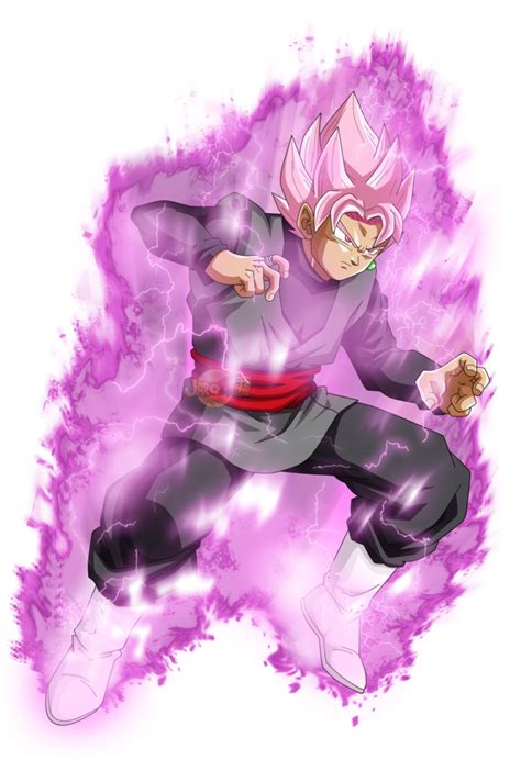 Goku Black Ssj Pink V2 Aura Power By Jaredsongohan Dragon Ball Super