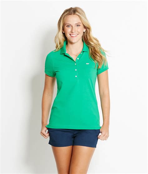 Womens Polo Shirts Shoreline Short Sleeve Polo For Women Vineyard