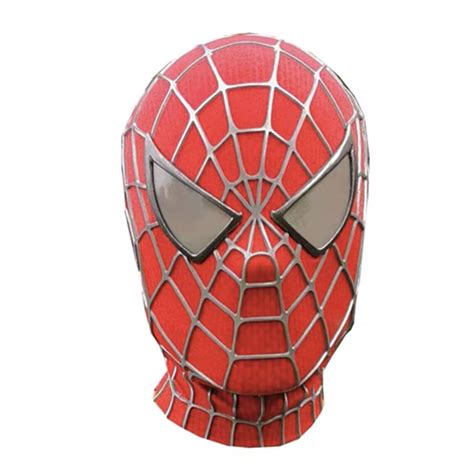 Spiderman Mask Spider Man Mask With Removable Eyes And 3d Etsy