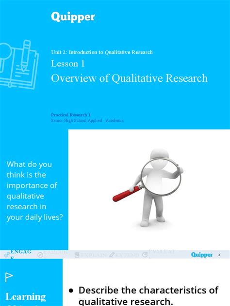 Final Ppt Pr11112 Unit 2 Lesson 1 Overview Of Qualitative Research Pdf