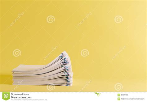Pile Of Papers Stock Image Image Of Report Group Office 91697855