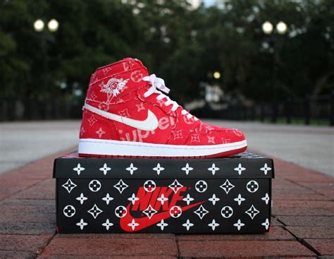 Check Out These Limited Edition Louis Vuitton X Supreme Custom 1s
