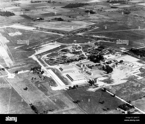 An Aerial View Of Rcaf Station Crumlin Based At The London Ontario