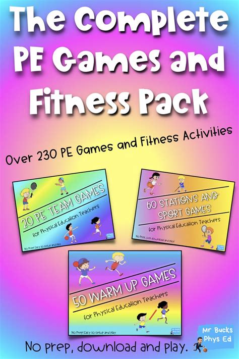 the complete phys ed games and fitness stations pack in 2020 physical education lessons