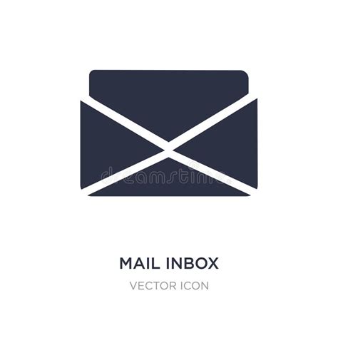 Mail Inbox Icon On White Background Simple Element Illustration From