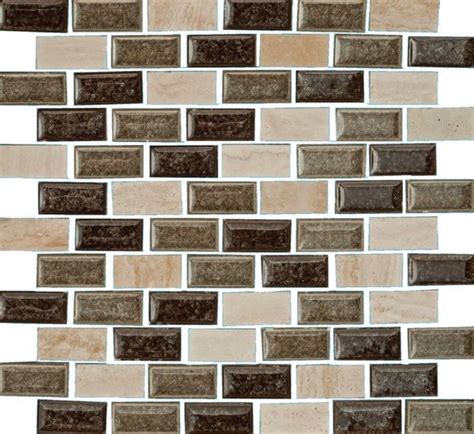 Those giant hardware/home repair stores are just crazy overwhelming to me. Florida Tile Cinema 1" x 2" Burbank Beige Brick Pattern Mosaic | Brick patterns, Porcelain wall ...