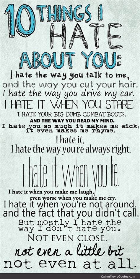 10 Things I Hate About You Dad Quotes Quotesgram