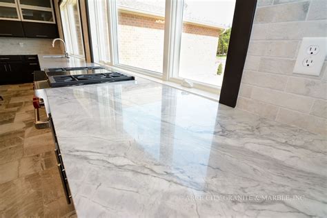 Super White Marble Aka Super White Quartzite Matched With Complimentary