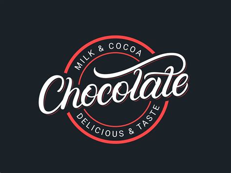 Chocolate Lettering Logo By Letters Shmetters On Dribbble