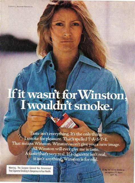 Winston Cigarettes Vintage Print Ad Woman Girl Retro Fashion Very Good Cigarettes