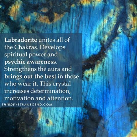 Thirdeyetranscend On Instagram “labradorite Strengthens The Aura And