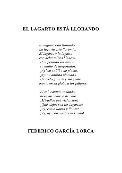 García Lorca Garcia Lorca Poemas Poemas Pensamientos De Vida