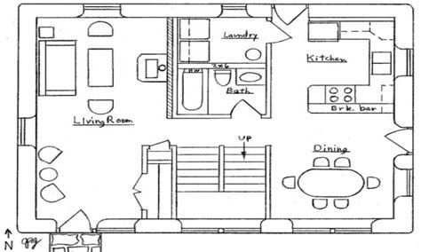 Choose the floor plan that works for your site! Simple Small House Floor Plans Cottage Floor Plan, small ...