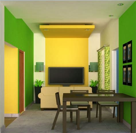 Warna cat rumah bernuansa hijau dan hitam 15. Warna Cat dan Desain Interior Rumah Minimalis Sederhana