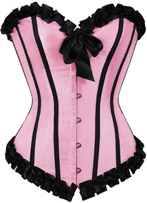 Corset Tops For Womensexy Corsets For Women Striped Lingerie Top Gothic