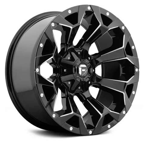 20 Inch Gloss Black Wheels Rims Fuel Assault D576 20x10 For Jeep