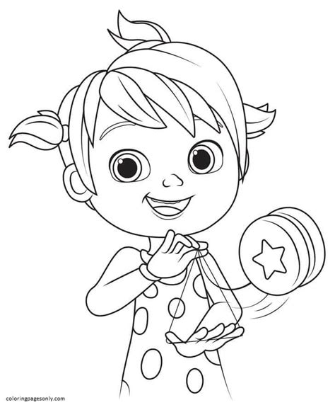 Cocomelon Coloring Page 3 Cocomelon Is An American Childrens