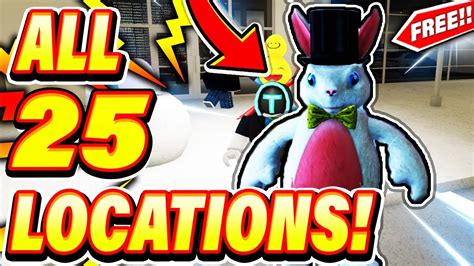 How To Get All 25 Car Part Locations In Roblox Greenville Easter Hunt Event Youtube