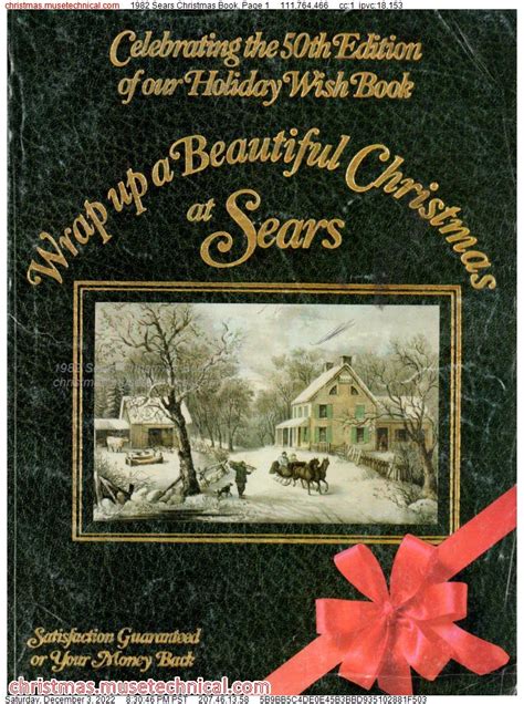 1982 Sears Christmas Book Page 1 Catalogs And Wishbooks