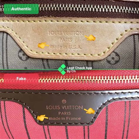 Louis Vuitton Label Inside Baggage