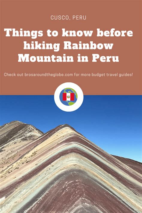What To Expect Hiking Perus Rainbow Mountain Bros Around The Globe