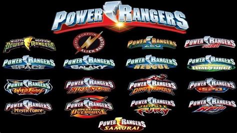 Todas As Aberturas De Power Rangers 1993 2016 Youtube