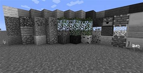 14 128x128 Black And White Craft Minecraft Texture Pack