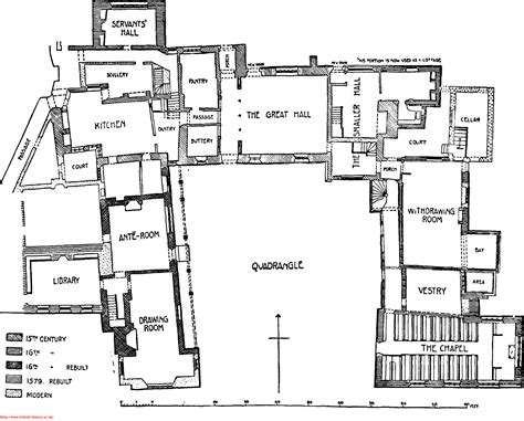 Smithills Hall Architectural Floor Plans Mansion Floor Plan Floor Plans