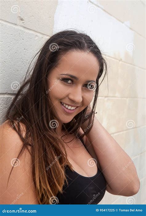 woman at construction site stock image image of smile 95417225