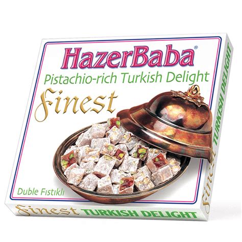 Pistachio Rich Turkish Delight Hazer Baba 250 G For Sale 1039 Buy Online At Russianfoodusa